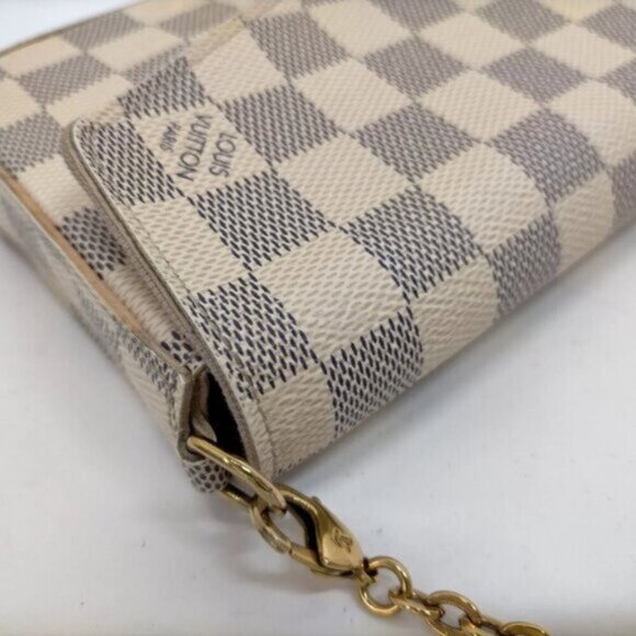 Authentic Louis Vuitton Felicie Damier Azur Shoulder Bag 649-111225 - Picture 8 of 15